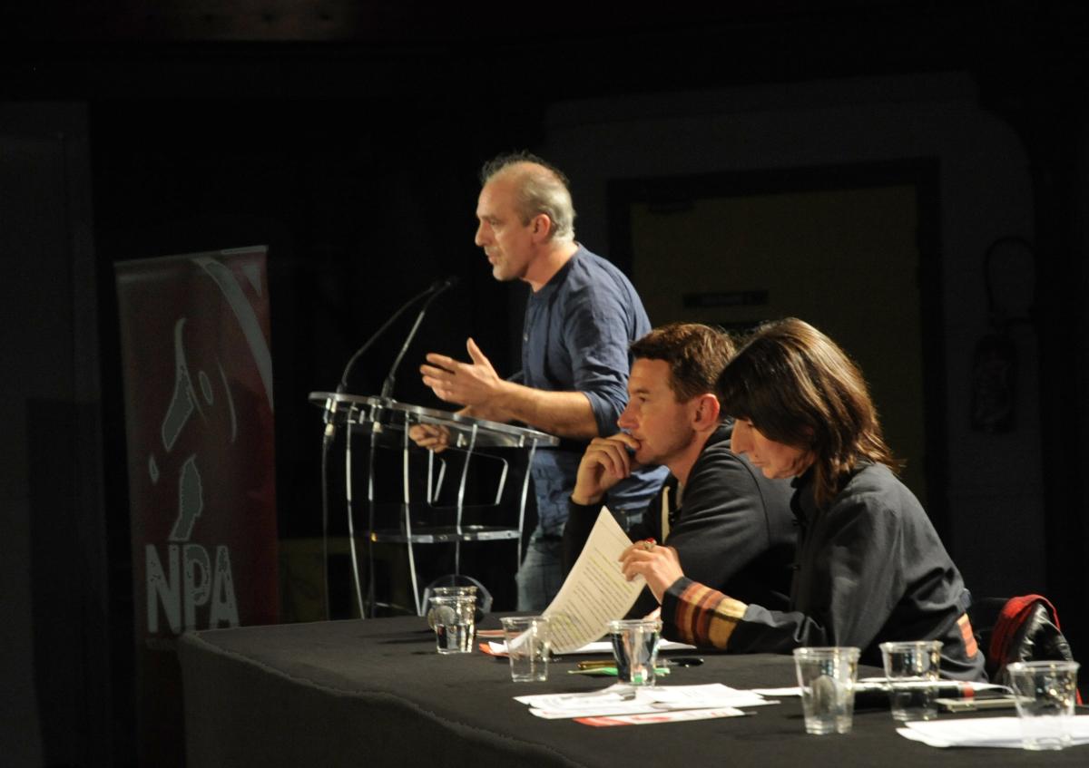 intervention Philippe Poutou meeting salle Japy