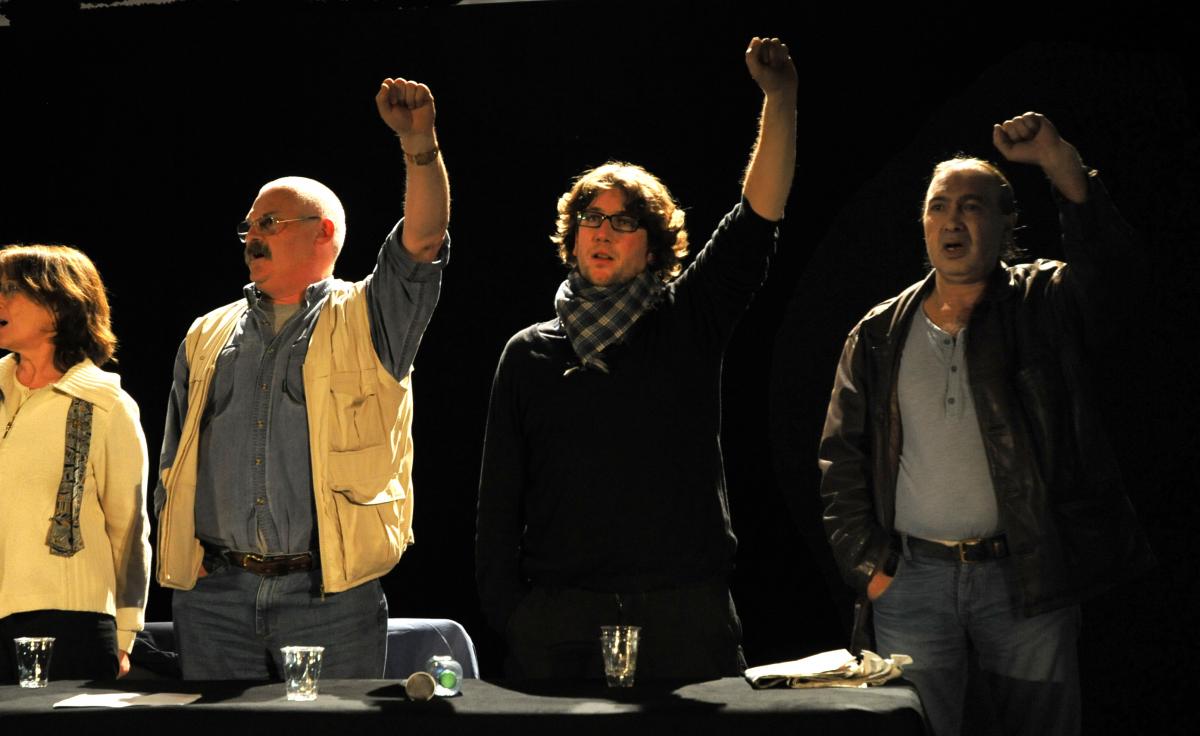 l'internationale Meeting du NPA gymnase Japy