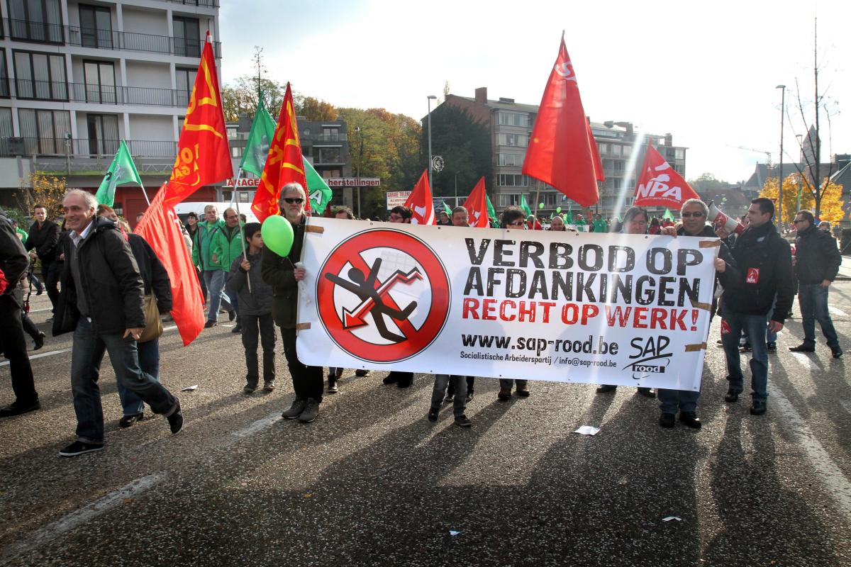 Cortège de la LCR-SAP et de SAP-Rood