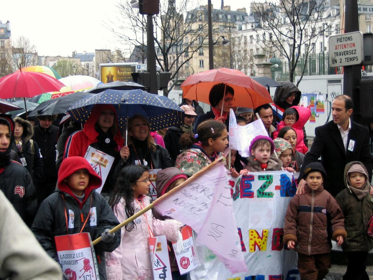Manifestation RESF Paris 31/03/2007
