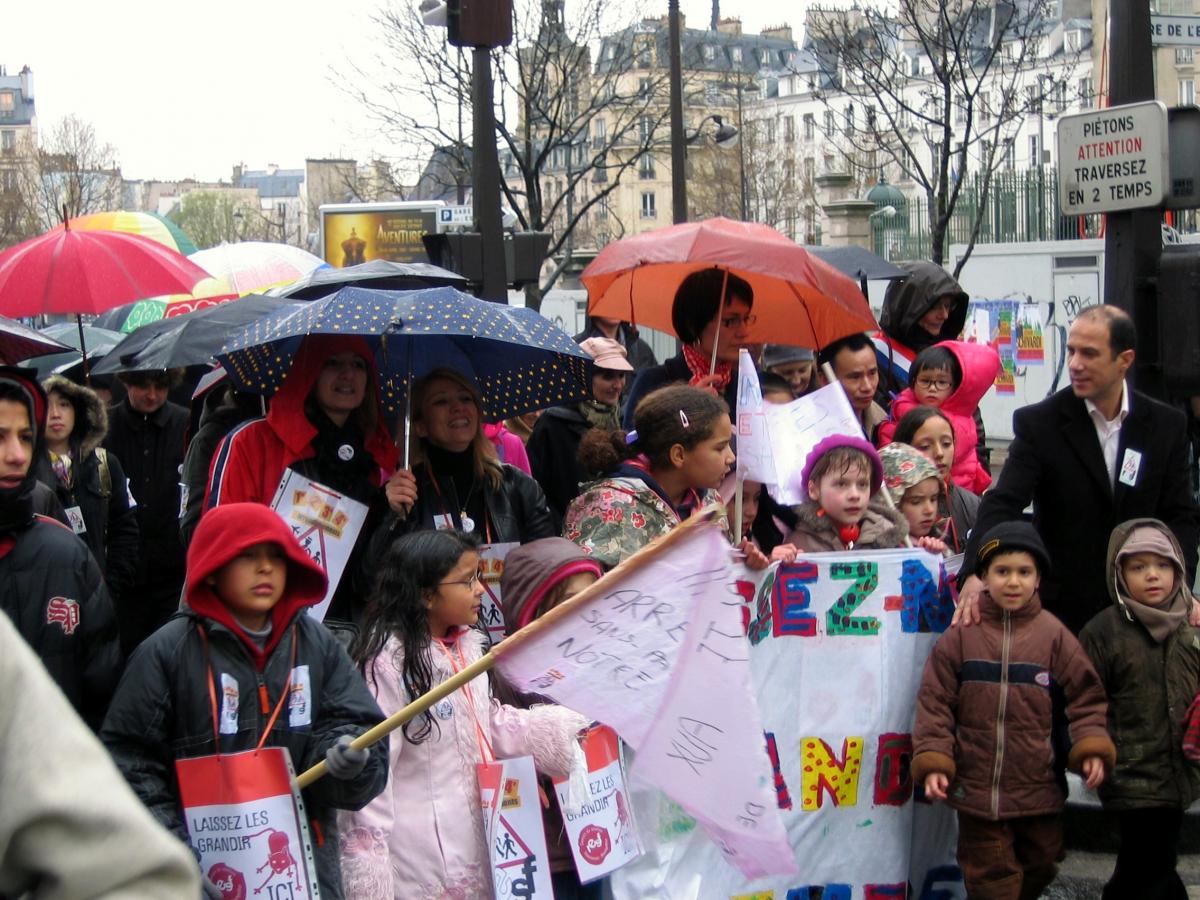 Manifestation RESF Paris 31/03/2007