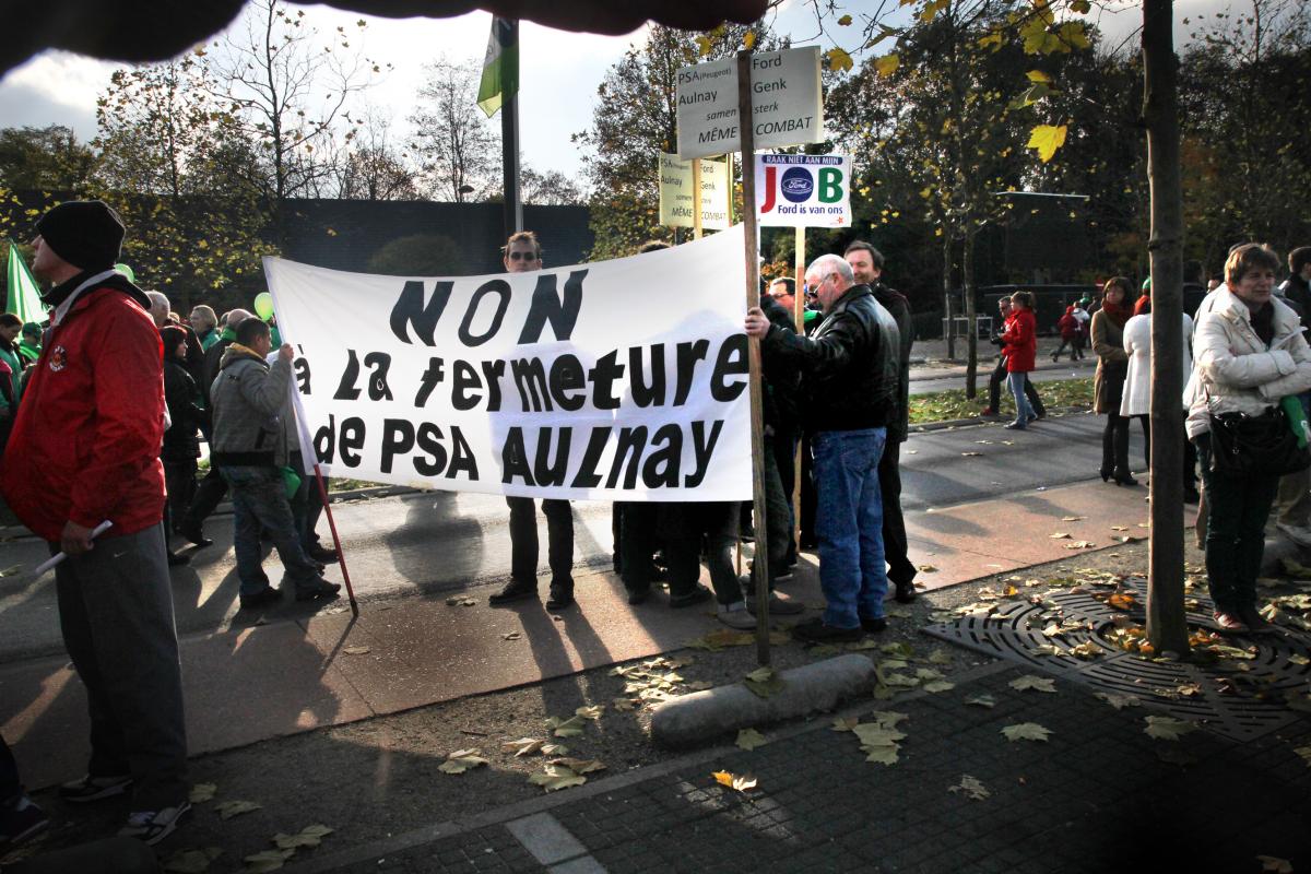 une délégation de PSA Aulnay