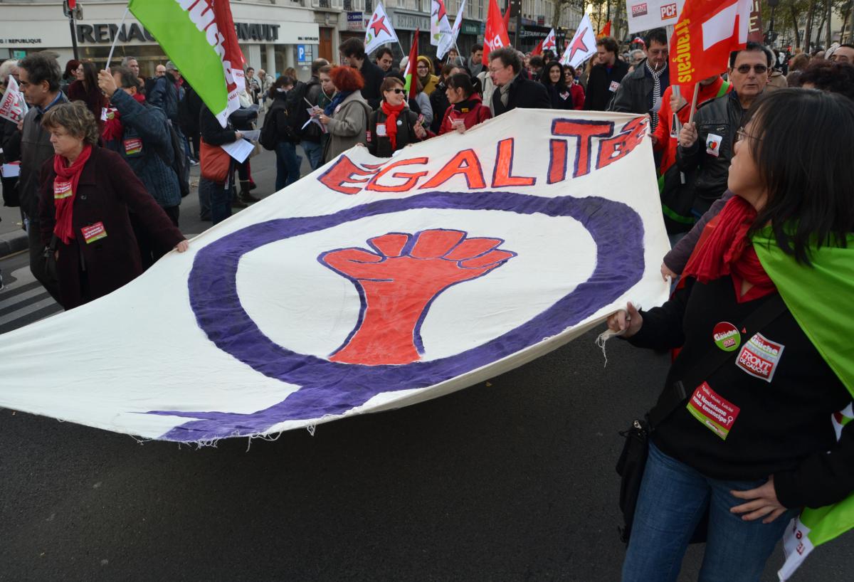 Manifestation contre les violences faites aux femmes, dimanche 25 novembre, Paris