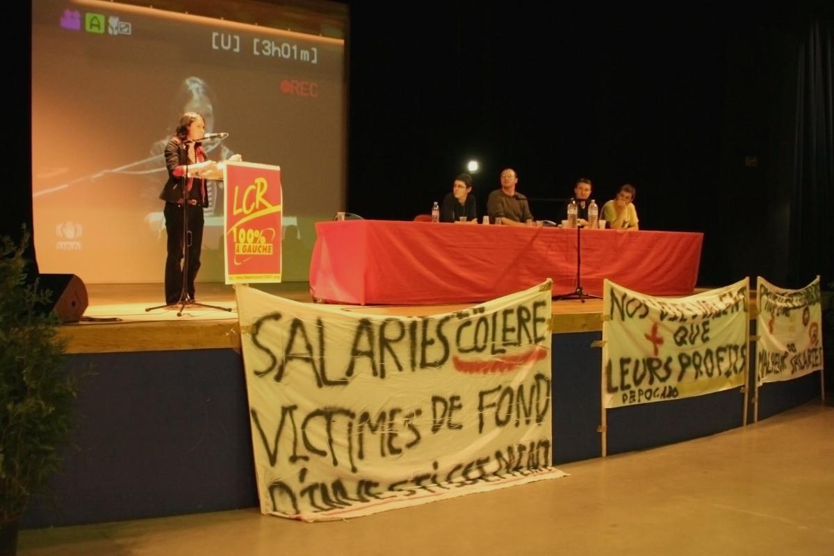 Meeting Olivier Besancenot à Bordeaux - 5 avril 2007