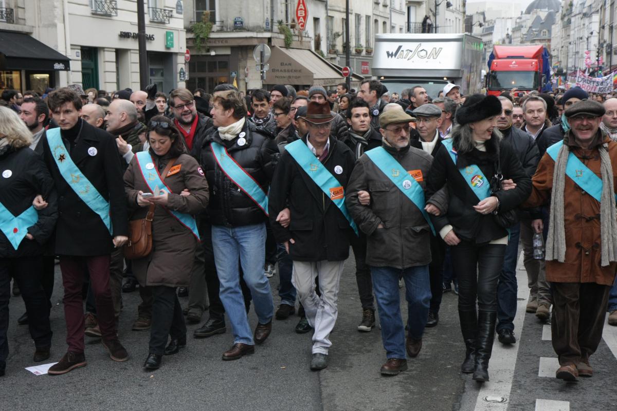 Cortège des Franc-maçons