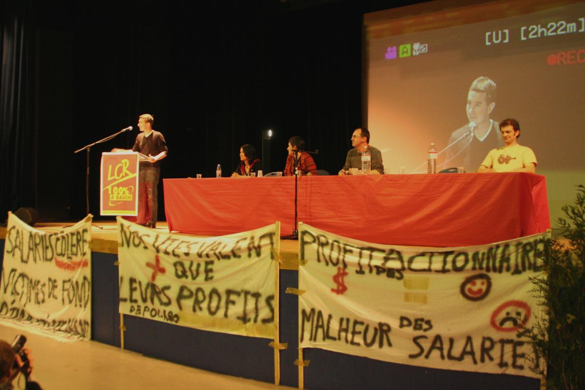 Meeting Olivier Besancenot à Bordeaux - 5 avril 2007