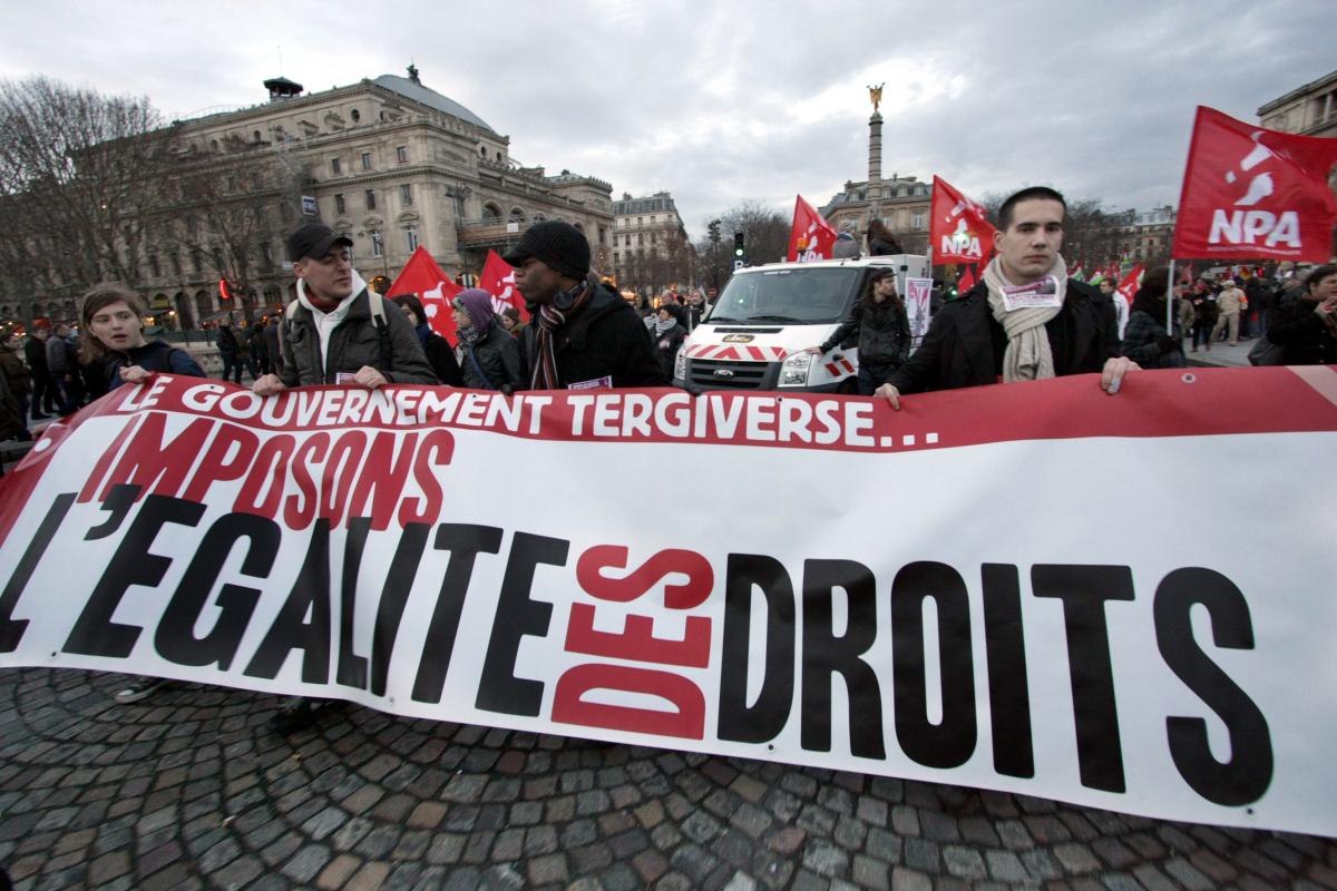 Cortège du NPA