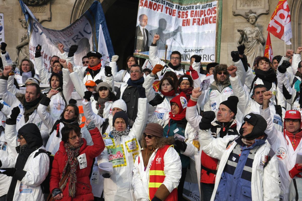Les Sanofi sur les marches de l'Opéra