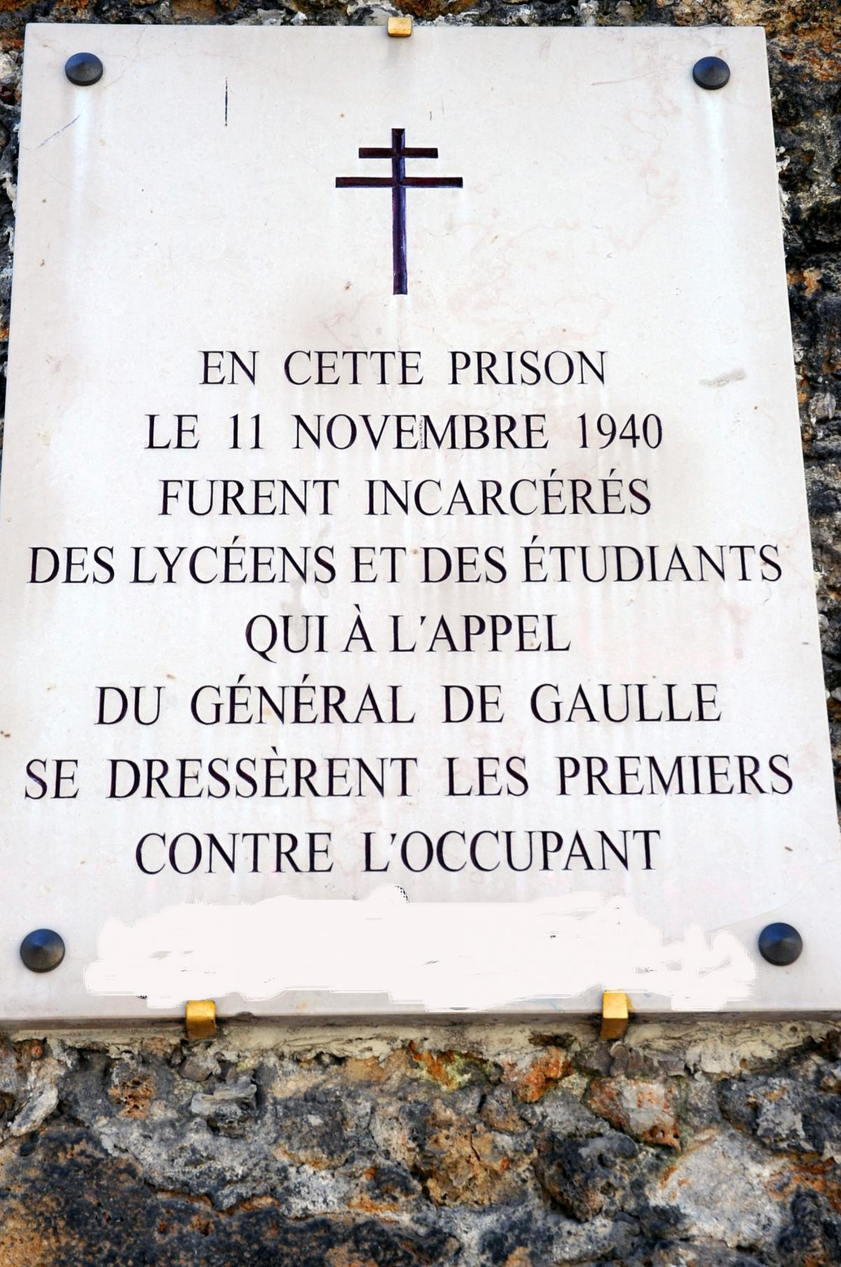 Prison de la santé Etudiants et Lycéens incarcerés en 1940