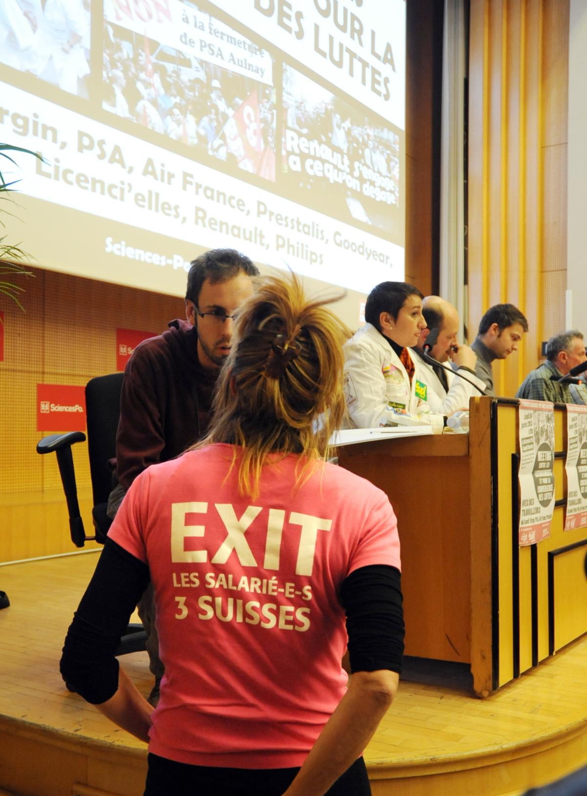 syndicaliste femme des 3 Suisses