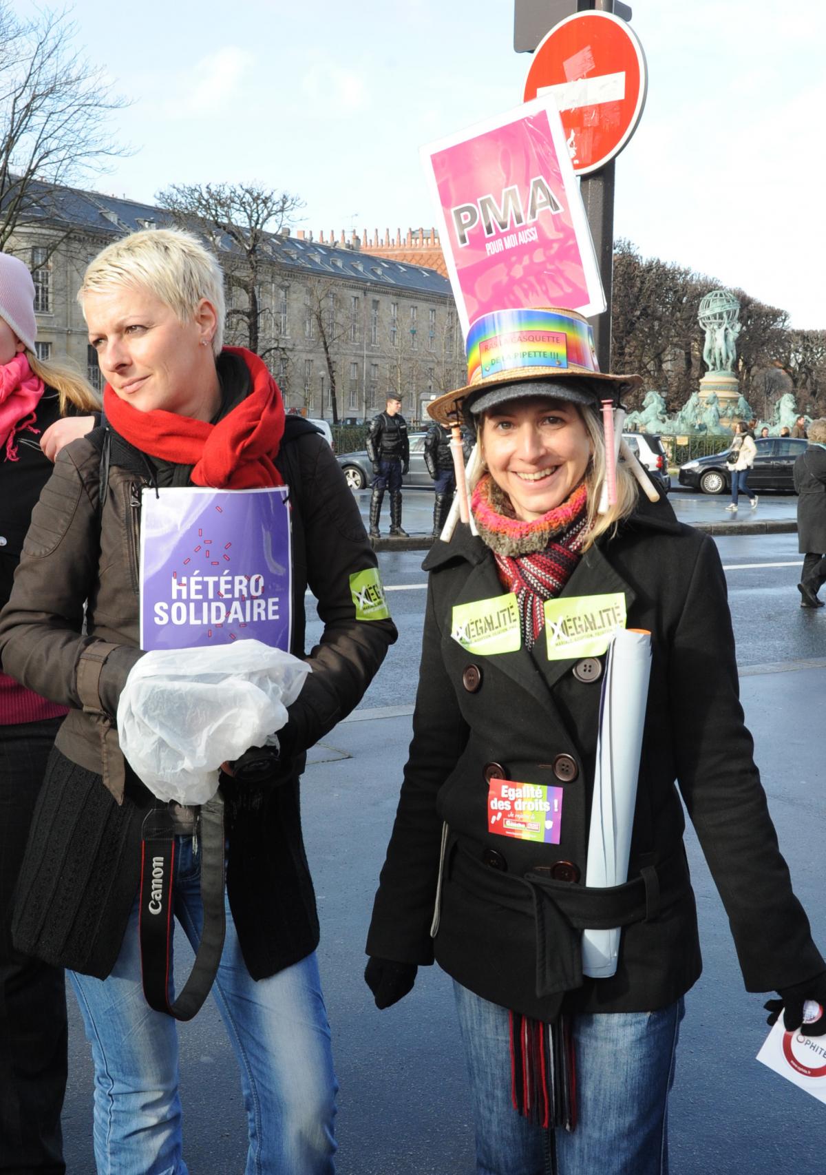 Manifestante pour l'Egalité des Droit