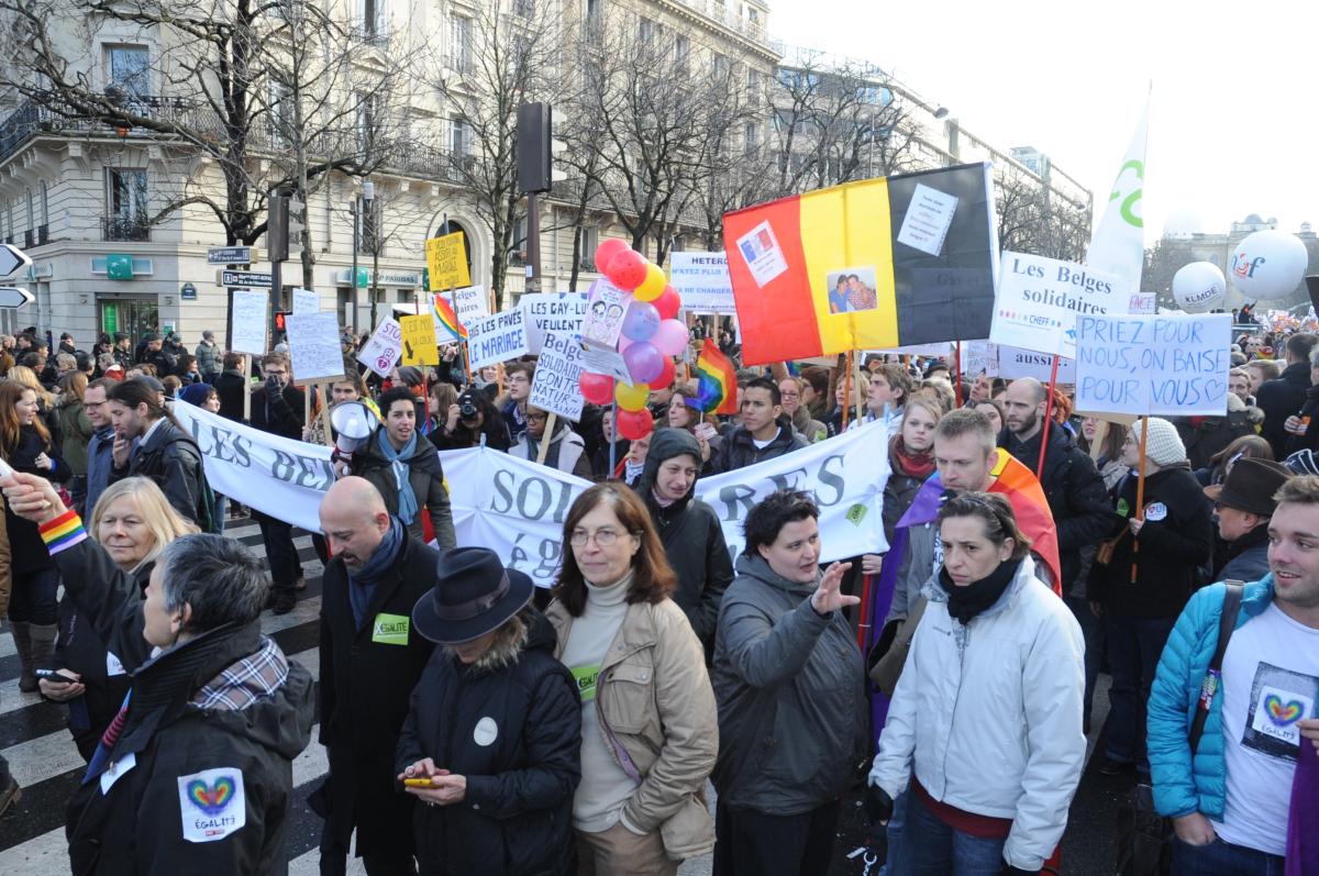 Manifestants pour l'Egalité des Droits