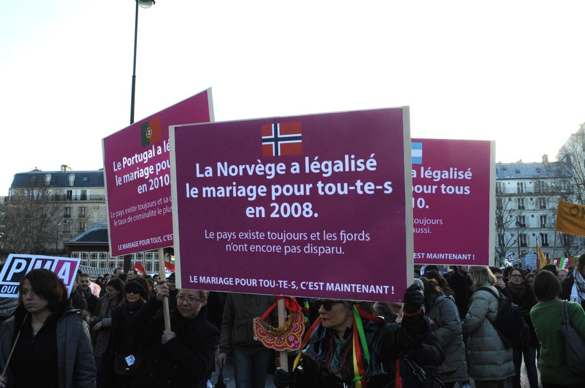 La Norvège à l'égalisé le mariage pour tous en 2008