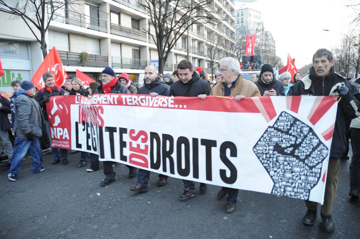 Cortège du Npa Imposons l'Egalité des droits