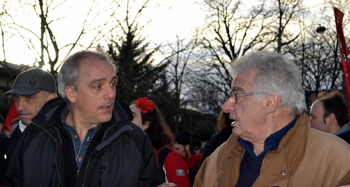 Philippe Poutou et Alain Krivine