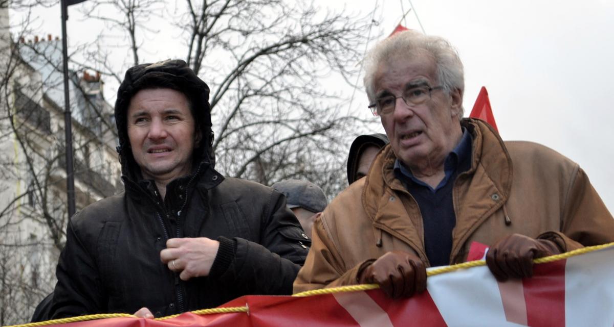 Olivier Besancenot et Alain Krivine