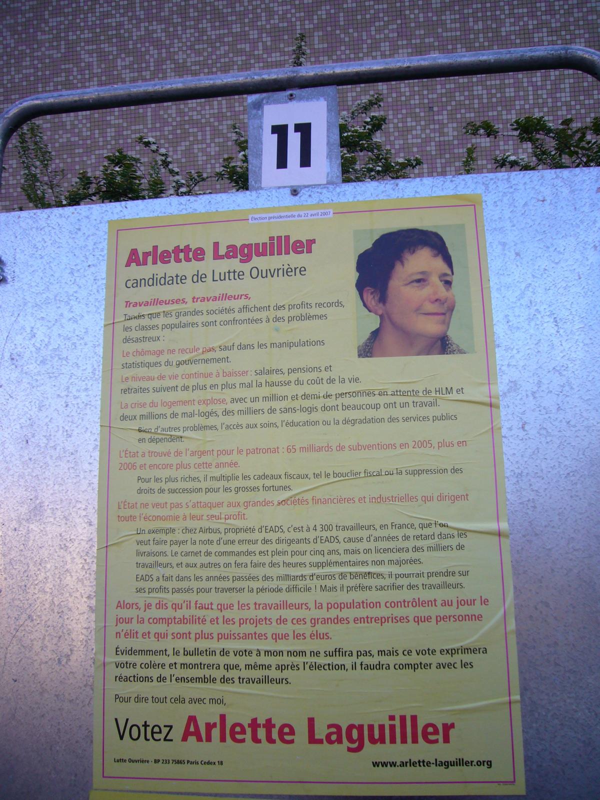 Panneaux électoraux