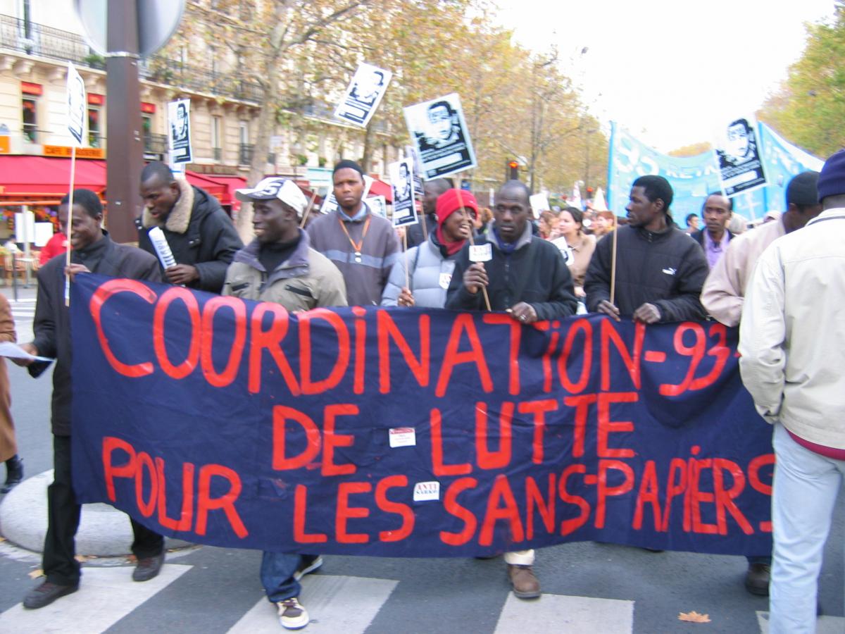 Manifestation pour le retrait du projet de loi de prévention de la délinquance.