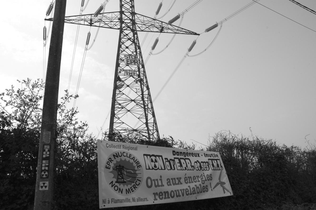 Occupation de ligne à très haute tension