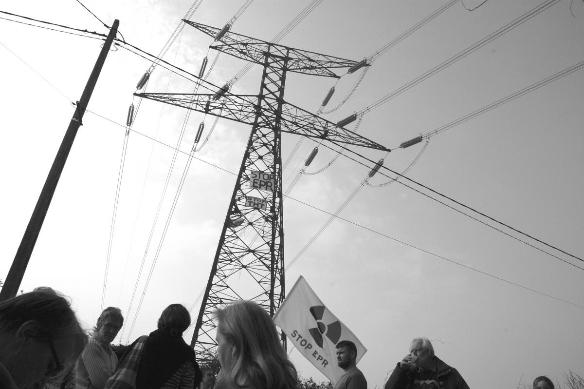 Occupation de ligne à très haute tension