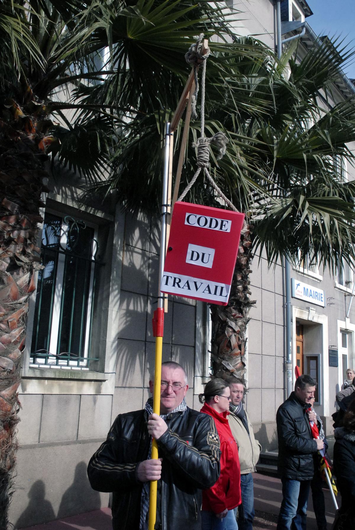 Manifestation contre l'ANI