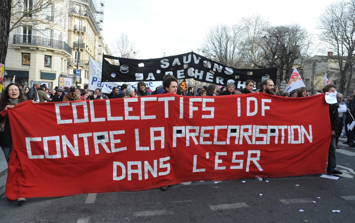 Collectifs IDF contre la précarisation dans l'Esr