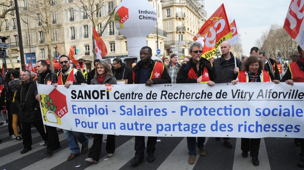 Banderole Sanofi Cgt