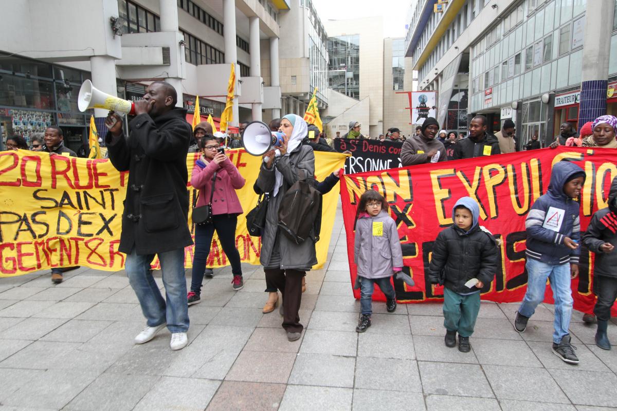 Manifestation à Saint-Denis