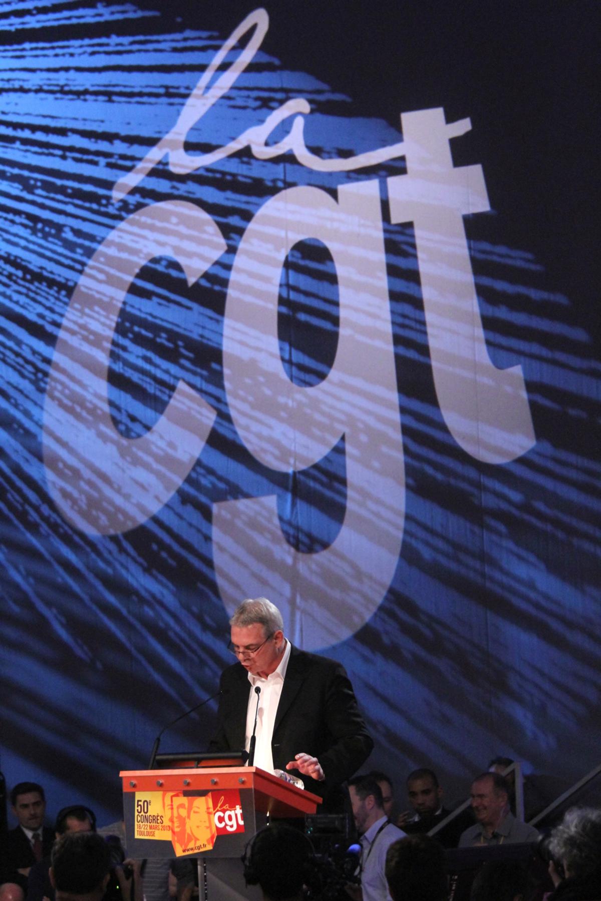 Thierry Le Paon pendant son intervention