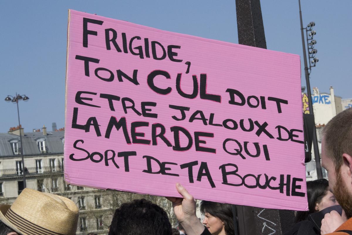 Rassemblement pour l'égalité des droits - Pancarte