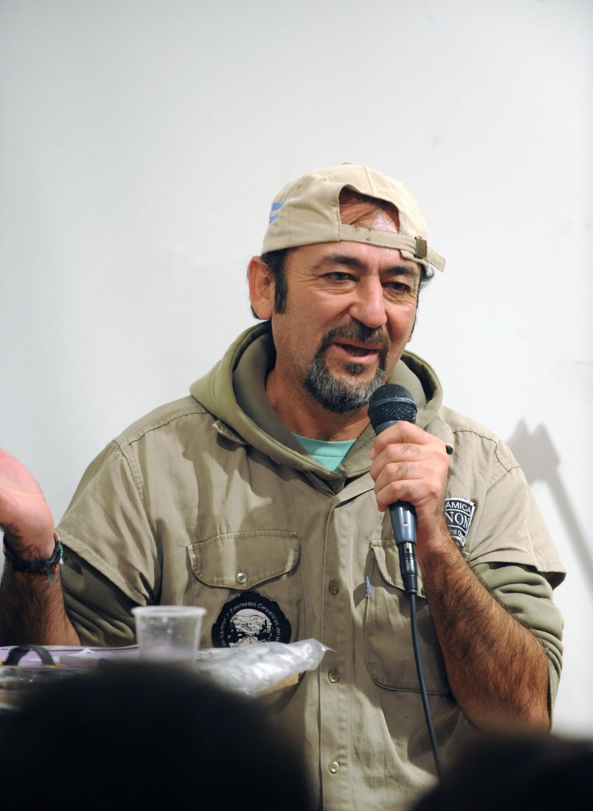 Raúl Godoy député ouvrier au parlement provincial de Neuquén (Argentine)