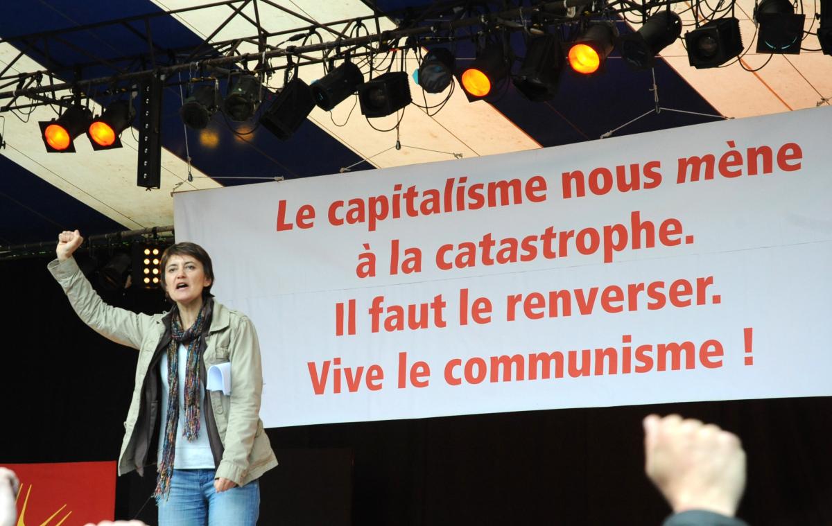 Meeting LO L'internationale avec Nathalie Arthaud