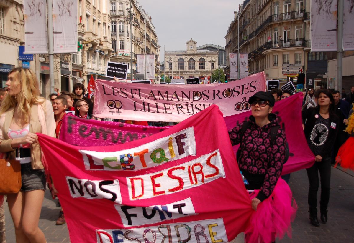 Cortège Flamands Roses Lille/LGBTQIF:nos désirs font désordre
