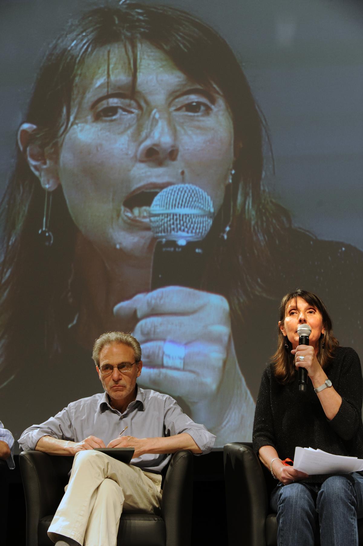 Christine Poupin porte parole du Npa