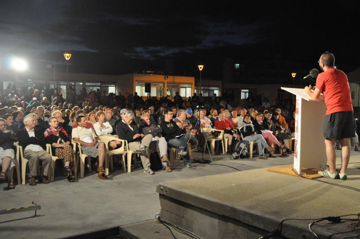 Meeting de l'Université d'été.