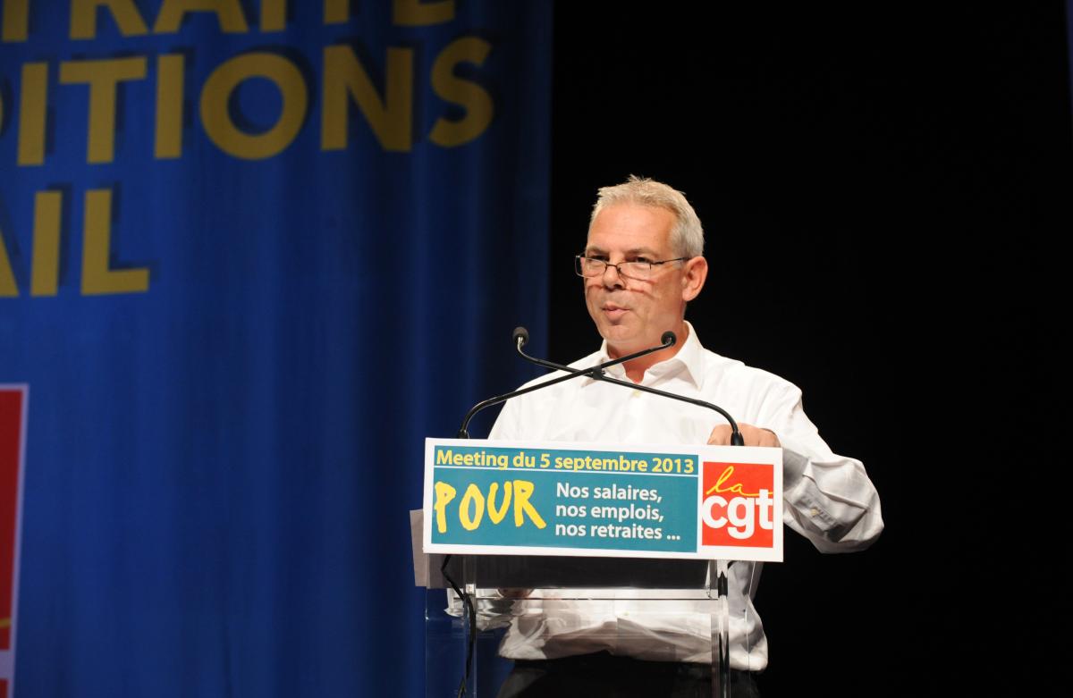 Thierry Lepaon secrétaire général Cgt