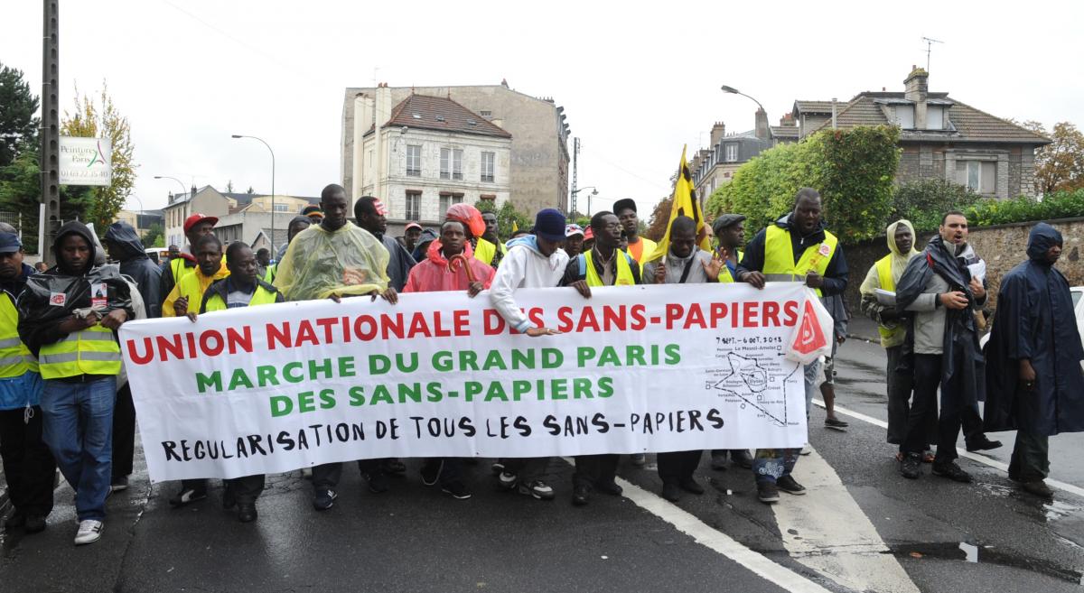 Sans-papiers et Migrants de l'Union nationale des Sans-papiers (UNSP)