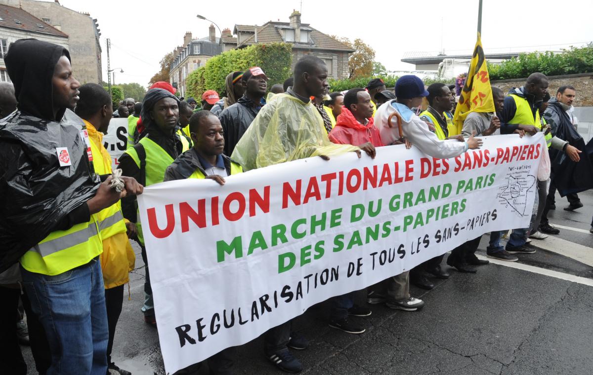 Sans-papiers et Migrants de l'Union nationale des Sans-papiers (UNSP)