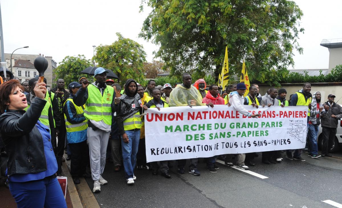 Sans-papiers et Migrants de l'Union nationale des Sans-papiers (UNSP)