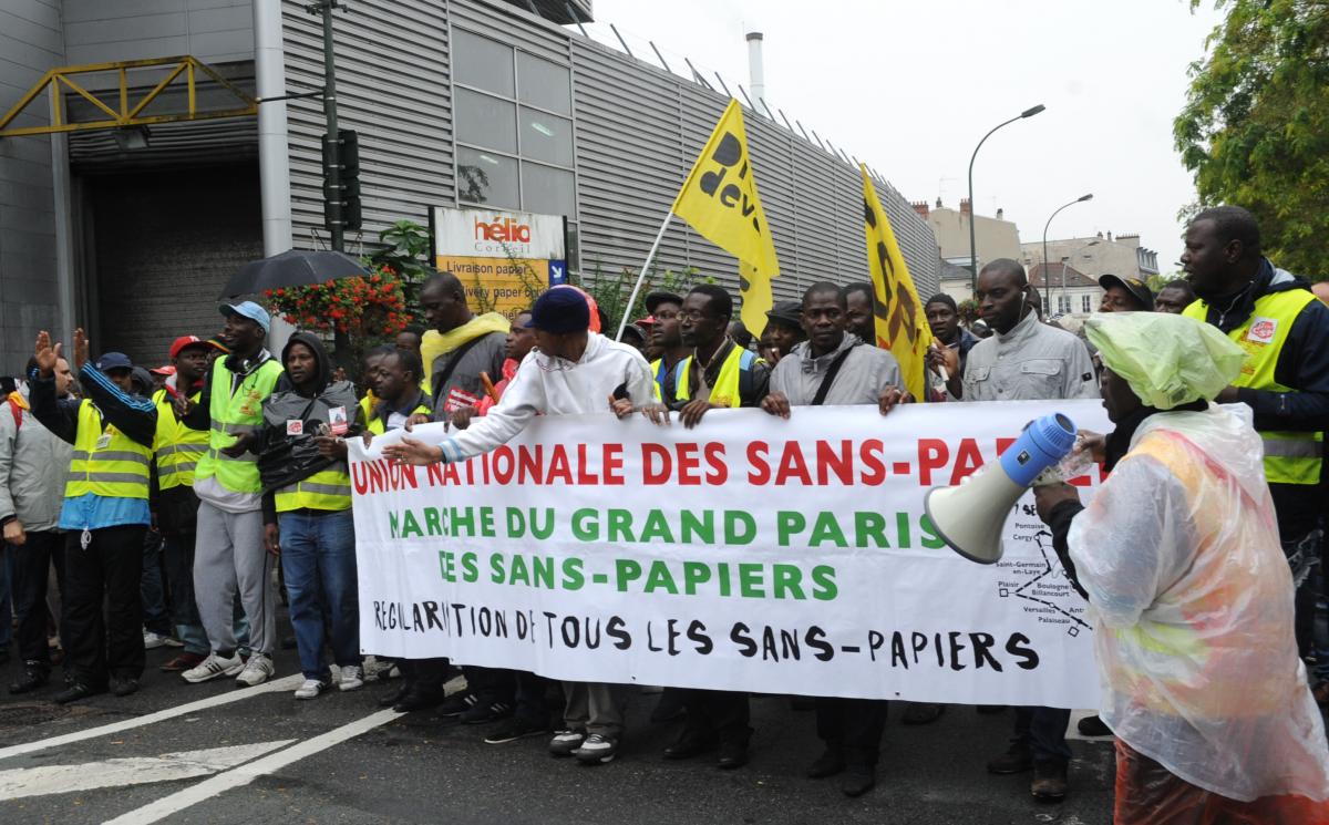 Sans-papiers et Migrants de l'Union nationale des Sans-papiers (UNSP)