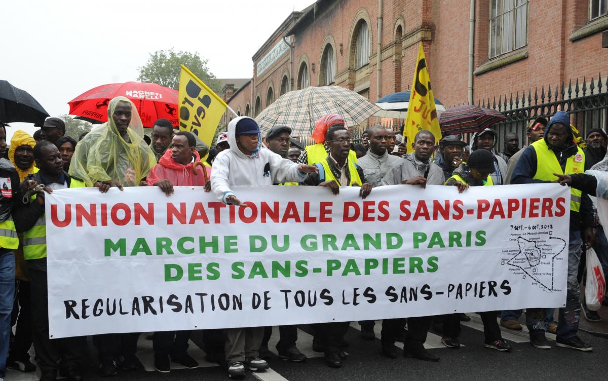 Sans-papiers et Migrants de l'Union nationale des Sans-papiers (UNSP)