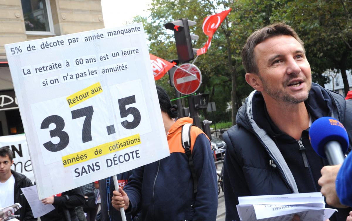 Olivier Besancenot contre le projet de réforme des retraites engagé par le gouvernement Hollande Ayrault