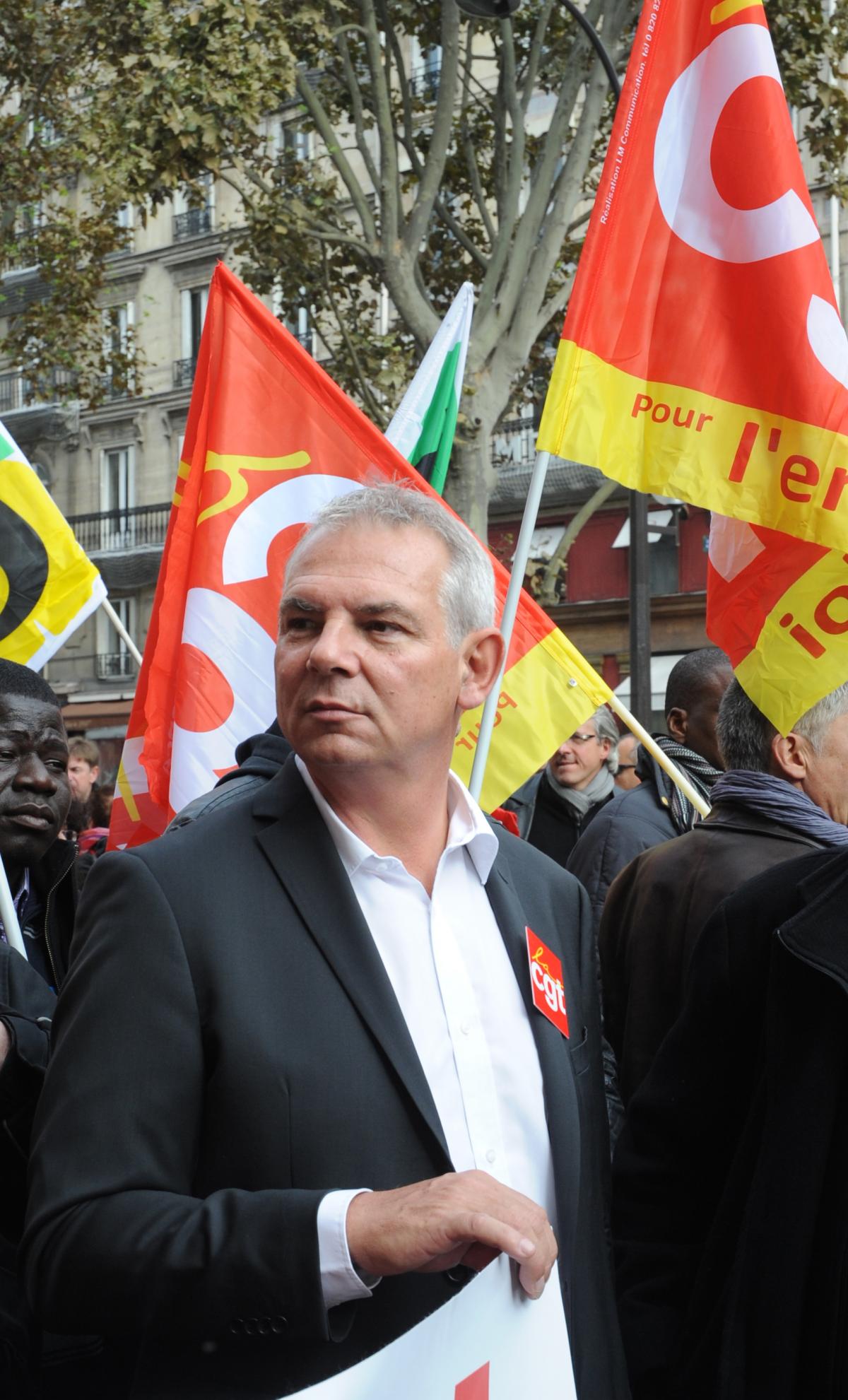 Thierry Lepaon secrétaire général Cgt