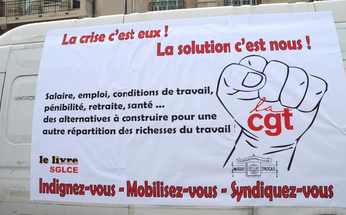 Sglce Cgt la crise c'est eux la solution c'est nous