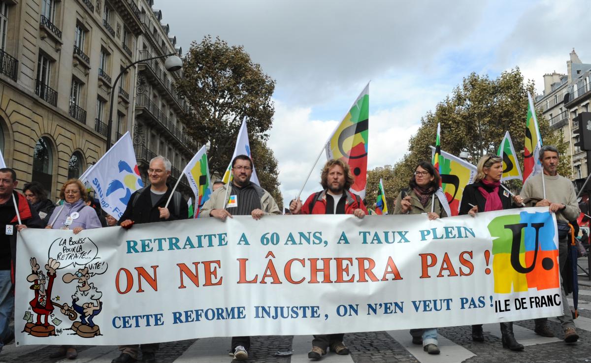 Banderole Fsu on ne lâchera pas!