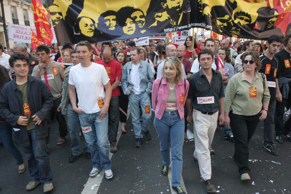 manifestation du 1°mai 2007 à Paris contre Sarkozy