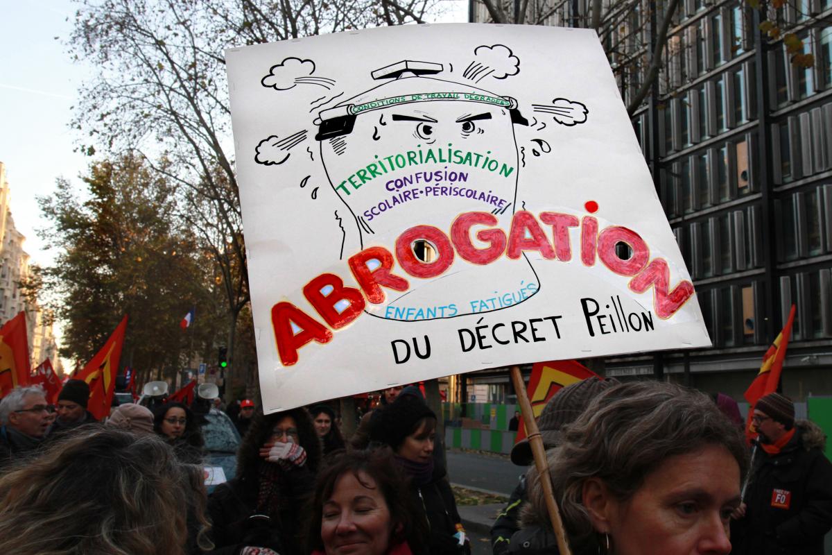 Parcarte Abrogation du décret Peillon