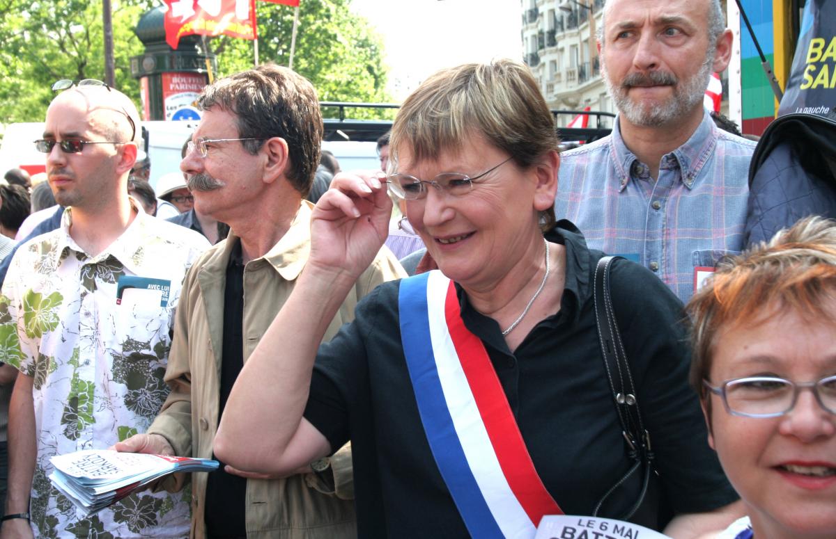 manifestation du 1°mai 2007 à Paris contre Sarkozy