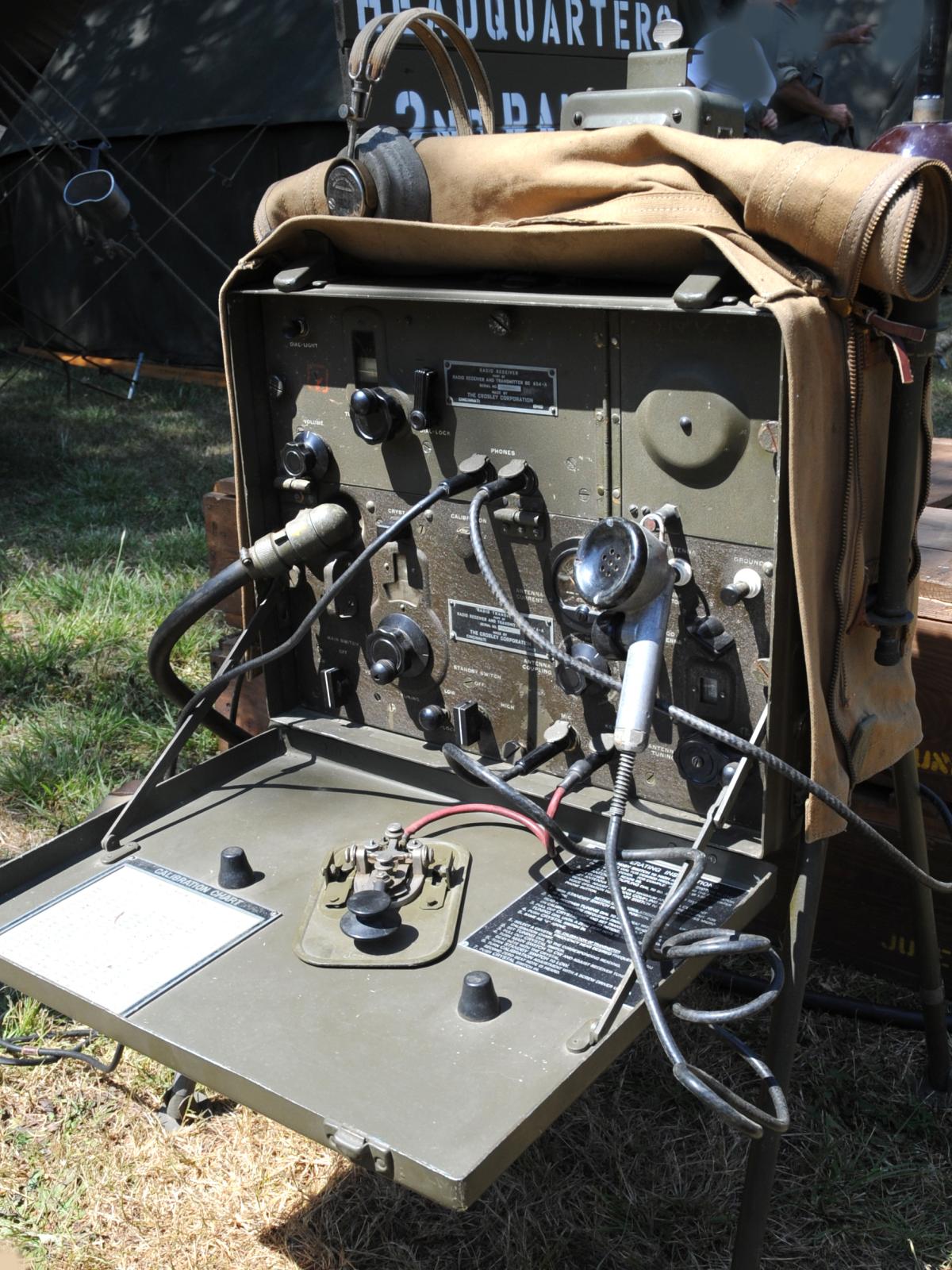 Plateforme de transmission de l'US Army 1939 1945