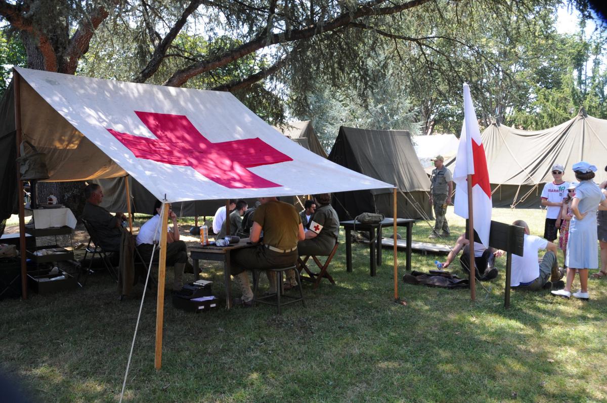Camp de Croix rouge US Army 1939 1945
